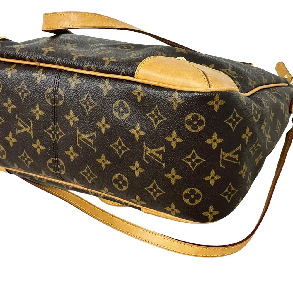 Louis Vuitton Estrela MM Tote Crossbody Handbag Monogram Brown Canvas - Picture 13 of 15